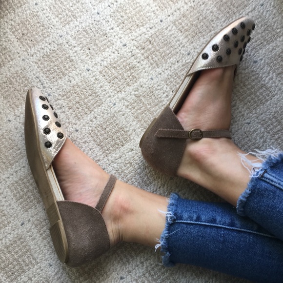 Joyfolie liliyah in bronze buckle flats - Picture 6 of 13